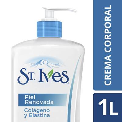 Crema corporal piel renovada con colágeno y elastina de 1 lt ST. IVES
