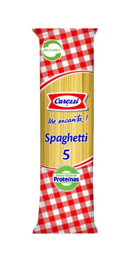 Fideo Spaghetti Nº 5 de 400 gr CAROZZI