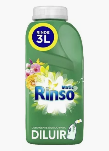 Detergente para diluir de 500 ml rinde para 3 lt RINSO